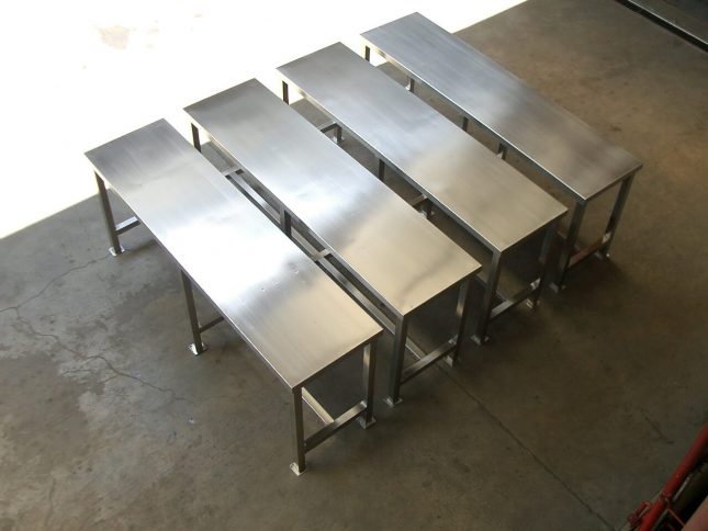 Metal tables