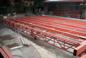 Structural steel in Astron metal plant